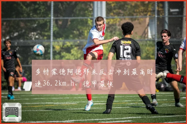 多特蒙德阿德耶米反击冲刺最高时速36.2km_h，德甲最快
